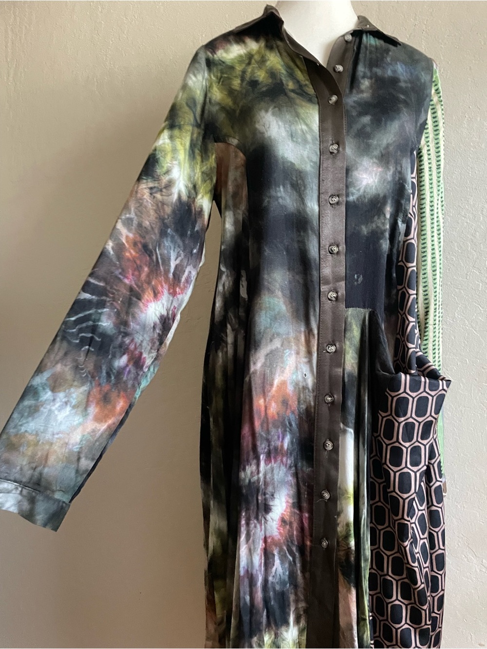 Alembika Boho colorful shirt dress - Picture 4 of 15